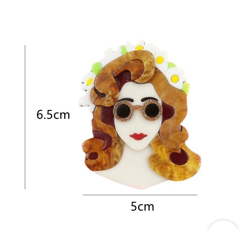 Haley Fashion Brooch