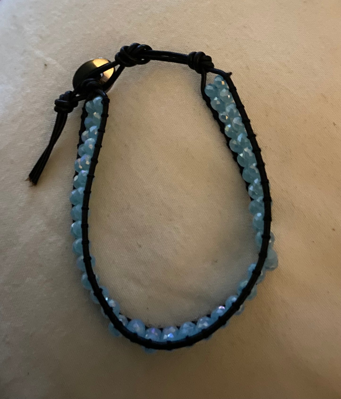 Set of 3 Bracelets Turquoise Bead Accents
