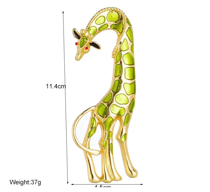 Green & Gold Giraffe
