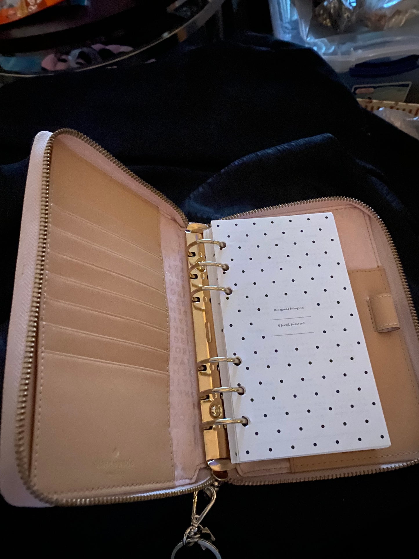 Kate Spade Retired Rose Gold Planner, Key Chain, 3pc Desk Set & More! Never Used!