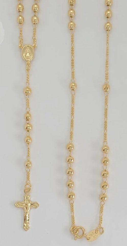 Our Lady of Charity Rosary Necklace