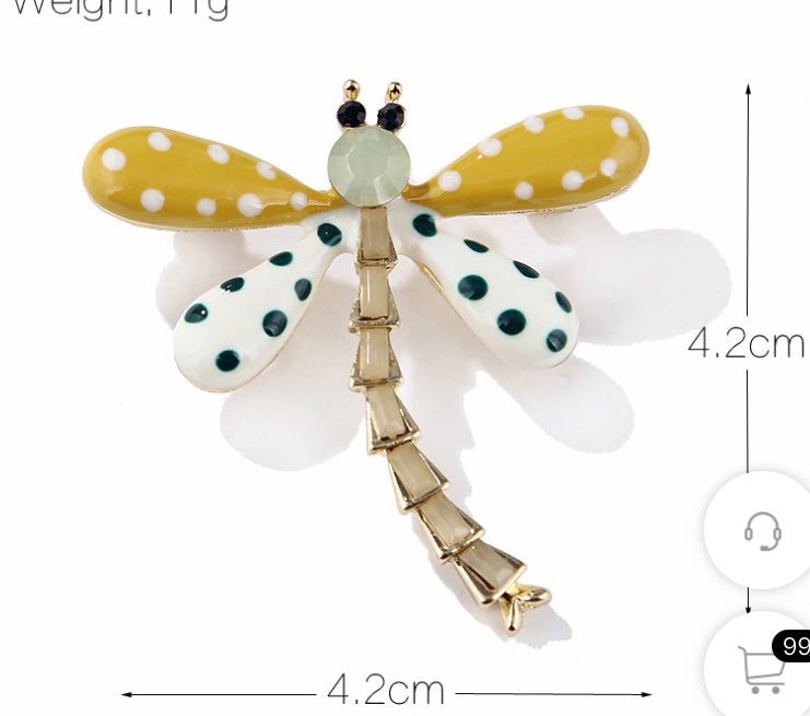 Polka dot dragon fly