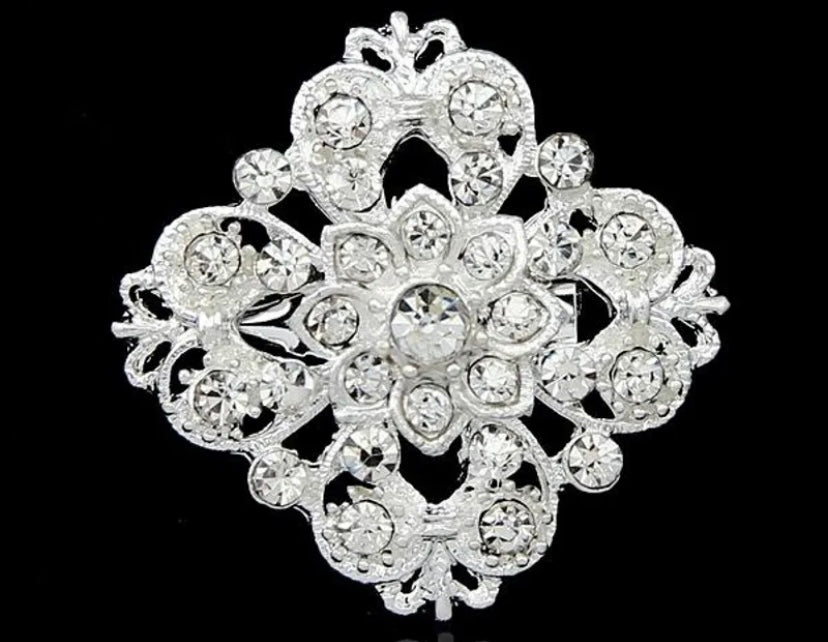 Rhinestone Brooch