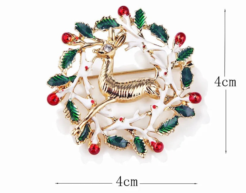 Wreath W/Reindeer
