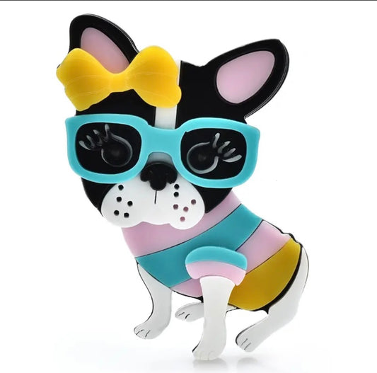 Frenchie With Sunglasses