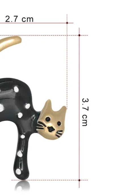 Black Polka Dot Cat