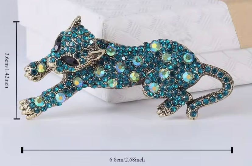 Sparkling Blue Cheetah