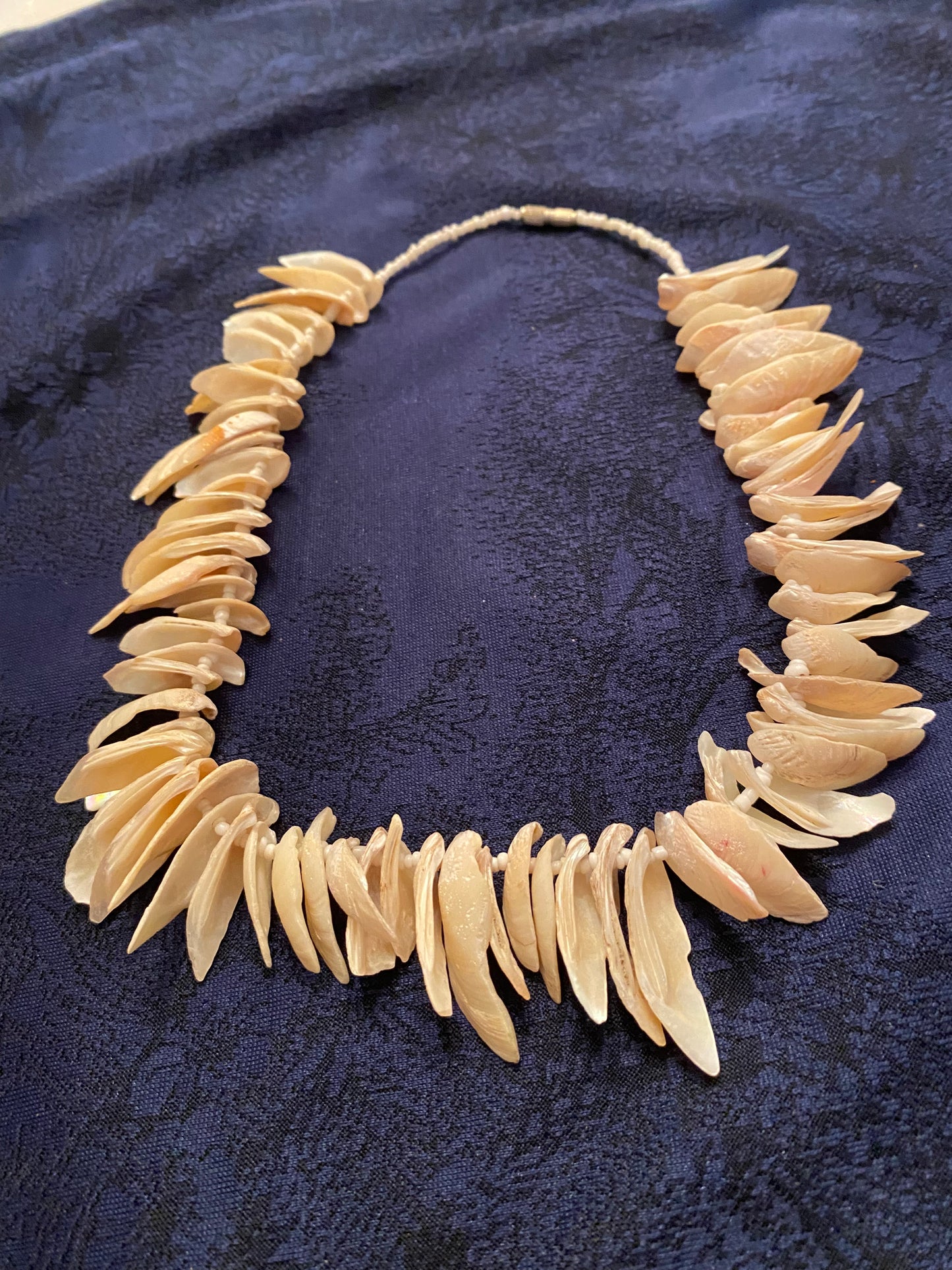 Vintage Shard Spikes Shell Necklace