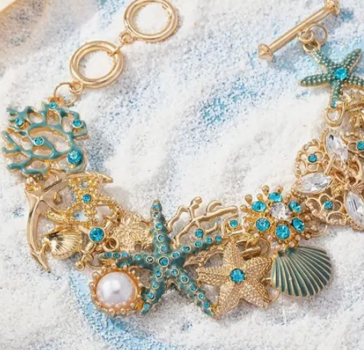 Vintage Style Sea Star Bracelet