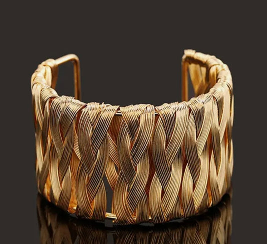 Gold Weave Bracelet