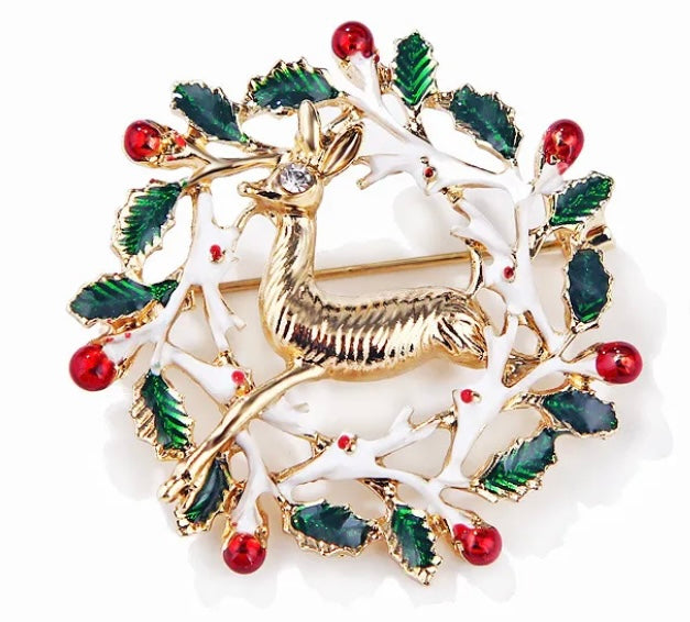 Wreath W/Reindeer