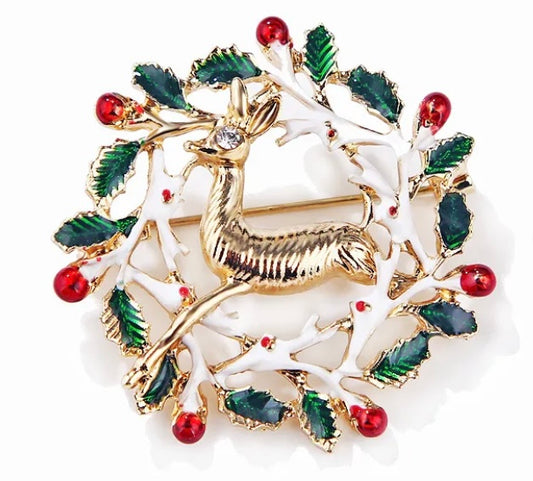 Wreath W/Reindeer