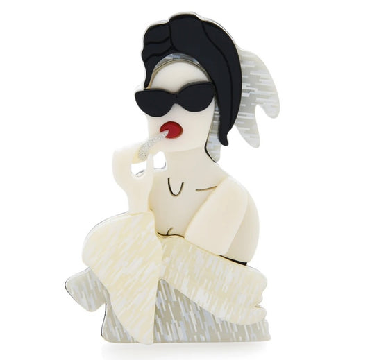 Fashion Lady In White