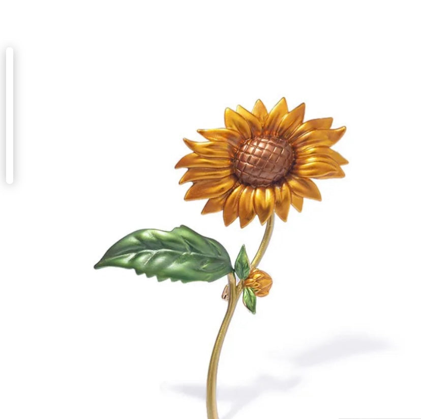 Sunflower Brooch