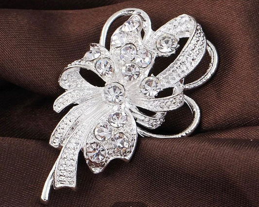 Stunning Rhinestone Brooch