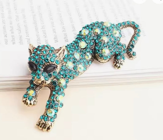 Sparkling Blue Cheetah