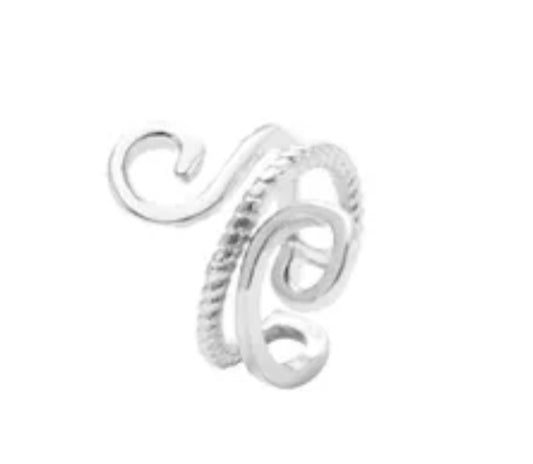 Silver Fashion Ear Clip