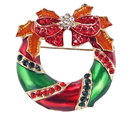 Red & Green Christmas Wreath