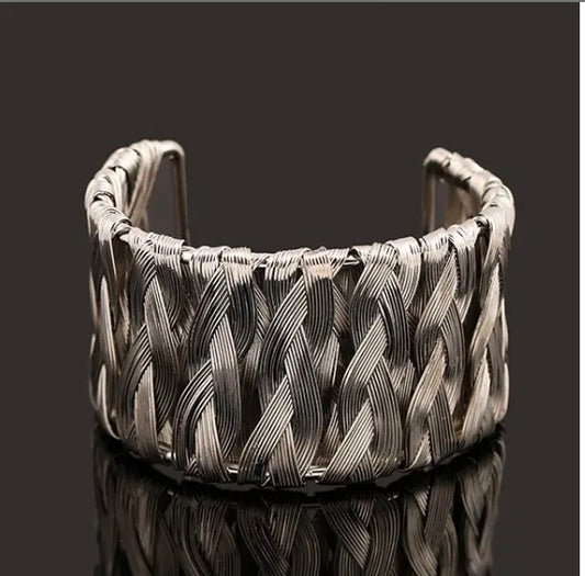 Silver Weave Bracelet