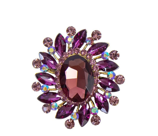 Purple Brooch